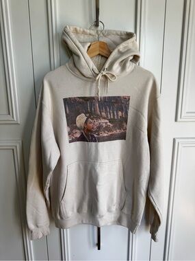 Official Beyoncé Hoodie - Size Medium Cream